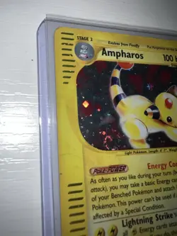 Pokemon Ampharos Expedition 2/165 Holo Rare Card - Image 4