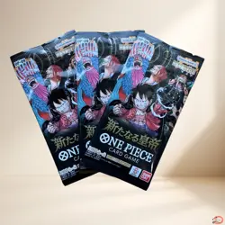 One Piece Card Game Booster Pack 3-Pack Set - A New Emperor (OP-09) - Image 1