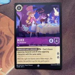 35/204 ALICE TEA ALCHEMIST INTO THE INKLANDS SUPER RARE DISNEY LORCANA CARD - Image 1