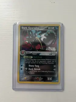 Pokemon Dark Gyarados Reverse Holo Card 36/109 Heavily Played - Image 1