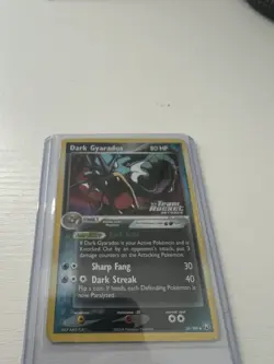 Pokemon Dark Gyarados Reverse Holo Card 36/109 Heavily Played - Image 4