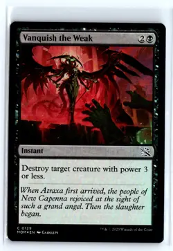 FOIL Vanquish the Weak March of the Machine - MTG Magic the Gathering Card - Image 1