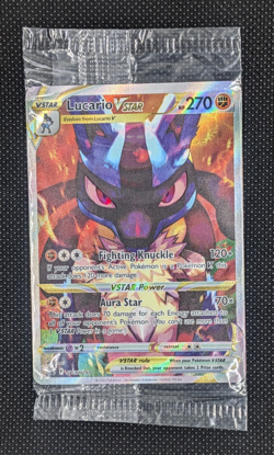 Lucario VSTAR Promo SWSH291 Crown Zenith ETB Pokemon Card English - SEALED - Image 1