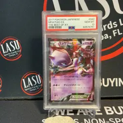 PSA 10 Gem Mint Mewtwo Ex 042/171 The Best of XY 2017 Japanese Graded Card - Image 1