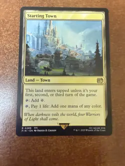 DDcards 🇨🇦 Mtg Magic The Gathering Final Fantasy Starting Town - Image 1