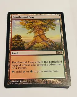 Magic the Gathering Rootbound Crag MTG 2013 M13 228/249 Nmt/MT - Image 1