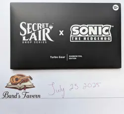 Secret Lair x Sonic: Turbo Gear Rainbow Foil Edition SEALED!! MTG In Hand - Image 1