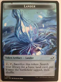 Lander Token #0005/Robot Token #0010 Edge of Eternities MTG Magic NM - Image 1