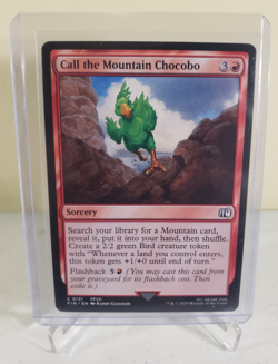 MTG Magic the Gathering Call the Mountain Chocobo (131/764) Final Fantasy NM - Image 1