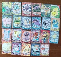 Lot of 23 Pokemon Topps Cards Magnemite Mr. Mime Holo Foil Vintage Blue Label - Image 1