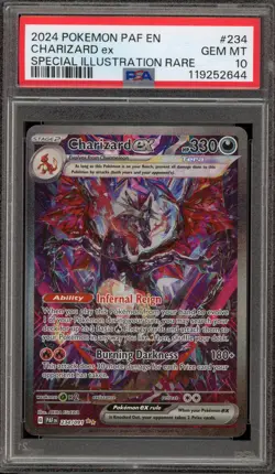 Pokemon Charizard ex Paldean Fates Special Illustration Rare #234 PSA 10 - Image 1