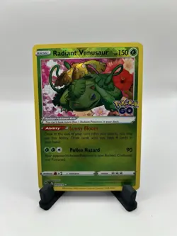 Pokemon Radiant Venusaur 004/078 Pokemon Go Shiny Holo Rare Near Mint - Image 1
