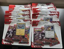 Pokemon TCG: Destined Rivals 3 Pack Blister Lot Of 10 IN HAND 5 of Each Art!!! - Image 1