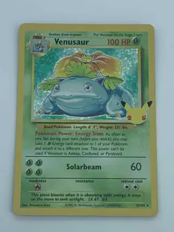 Venusaur 15/102 | Celebrations Pokemon TCG | NM And HERE COMES TEAM ROCKET! - Image 1