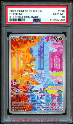 Pokemon Temporal Forces Deerling 165 PSA 10 - Image 1