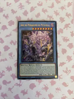Yugioh - Ame No Murakumo No Mitsurugi Ultra Rare SUDA-EN092, Near Mint, 1st Ed - Image 1