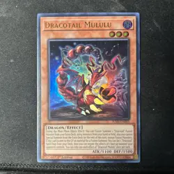 Yugioh Dracotail Mululu JUSH-EN005 Ultra Rare 1st Edition NM - Image 1