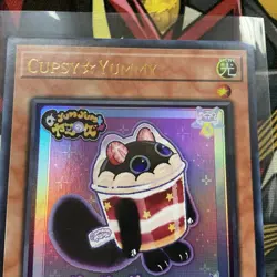 Yugioh Cupsy Yummy JUSH-EN016 Ultra Rare 1st Edition NM - Image 2