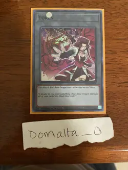 Yugioh Token: Akiza & Black Rose Dragon TKN5-EN008 The Infinite Forbidden - Image 1