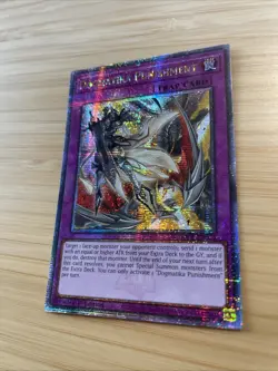 YuGiOh! Dogmatika Punishment (RA01-EN076) 1st - Quarter Century Secret Rare - NM - Image 3