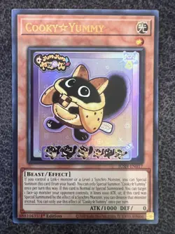 Yugioh Cooky Yummy JUSH-EN017 Ultra Rare 1st Edition NM - Image 1