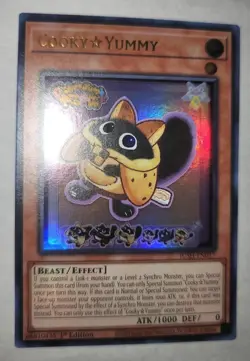 Yugioh Cooky Yummy JUSH-EN017 Ultra Rare 1st Edition NM - Image 1