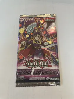 YuGiOh! Fusion Enforcers Booster Pack 5 Cards *SEALED* - Image 1