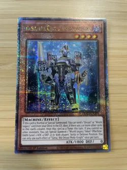 NM Yugioh Girsu, The Orcust Mekk-Knight RA03-EN026 Quarter Century Secret Rare - Image 1