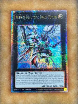 Yugioh Number F0: Utopic Draco Future MP24-EN037 Quarter Century Rare 1st Ed NM - Image 1