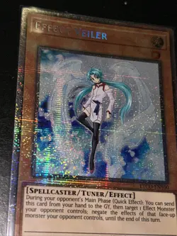 Yugioh Effect Veiler ETCO-EN100 Starlight Rare 1st Ed LP/MP See Photos - Image 2