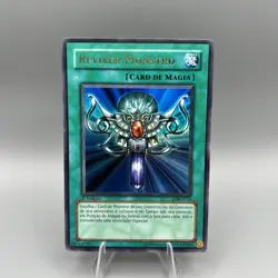 Yugioh TCG Monster Reborn (Portuguese) LDB-P118 Ultra Rare 1st Edition Near Mint - Image 1