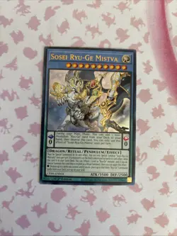 Yugioh - Sosei Ryu-Ge Mistva Ultra Rare CRBR-EN034, Near Mint, 1st Edition - Image 1