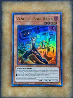 Yugioh Vanquish Soul Razen WISU-EN016 Ultra Rare 1st Ed NM - Image 1