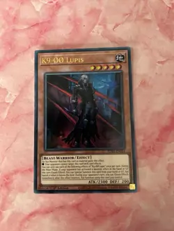 Yugioh: K9-00 Lupis - Ultra Rare - JUSH-EN034 - Near Mint - Image 1