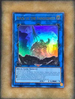 Yugioh Rock of the Vanquisher WISU-EN022 Ultra Rare 1st Ed NM - Image 1
