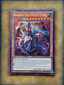 Yugioh Vanquish Soul Caesar Valius WISU-EN021 Collector Rare 1st Ed NM - Image 1