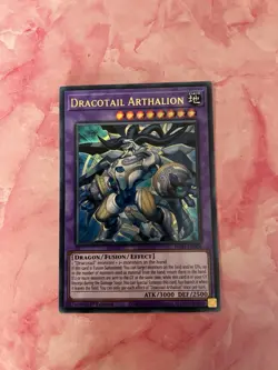 Yugioh: Dracotail Arthalion - Ultra Rare - JUSH-EN006 - Near Mint - Image 1