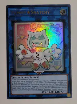 Yugioh Yummy Snatchy JUSH-EN022 Ultra Rare 1st Edition Justice Hunters Near Mint - Image 1
