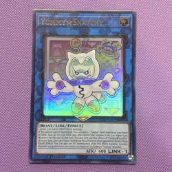 Yugioh Yummy Snatchy JUSH-EN022 Ultra Rare 1st Edition Justice Hunters Near Mint - Image 1