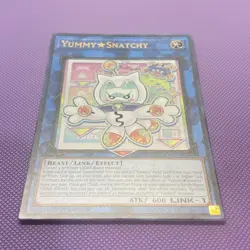 Yugioh Yummy Snatchy JUSH-EN022 Ultra Rare 1st Edition Justice Hunters Near Mint - Image 2