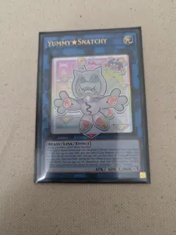 Yugioh Yummy Snatchy JUSH-EN022 Ultra Rare 1st Edition Justice Hunters Near Mint - Image 1