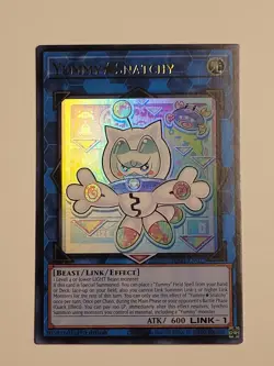 Yugioh Yummy Snatchy JUSH-EN022 Ultra Rare 1st Edition Justice Hunters Near Mint - Image 1
