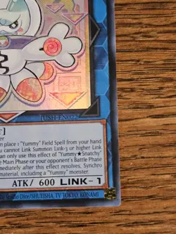 Yugioh Yummy Snatchy JUSH-EN022 Ultra Rare 1st Edition Justice Hunters Near Mint - Image 5