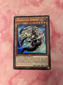 Yugioh: Dracotail Lukias - Ultra Rare - JUSH-EN001 - Near Mint - Image 1