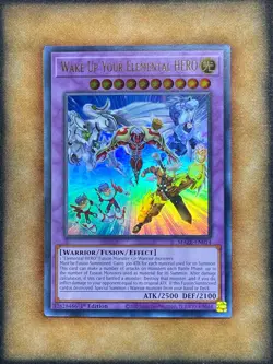 Yugioh Wake Up Your Elemental HERO MAZE-EN014 Ultra Rare 1st Ed NM - Image 1