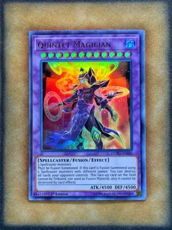 Yugioh Quintet Magician DUPO-EN040 Ultra Rare 1st Ed NM - Image 1