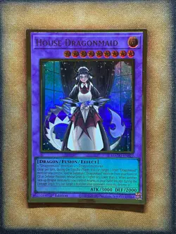 Yugioh House Dragonmaid MAGO-EN027 Gold Rare 1st Ed NM - Image 1