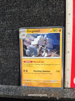 Garganacl 123/193 Paldea Evolved Reverse Holo Rare Pokemon Card 2023 TCG - Image 1