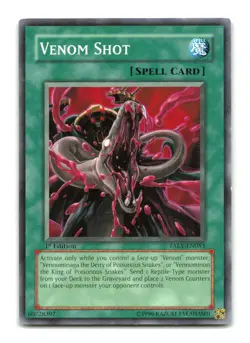 Venom Shot - TAEV-EN053 1st Edition - YuGiOh-LP - Image 1