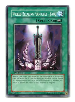 Wicked-Breaking Flamberge - SD5-EN027 1st Edition - YuGiOh-LP - Image 1